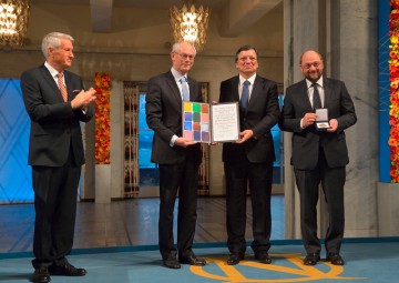 2012年ノーベル平和賞授賞式　―12月10日