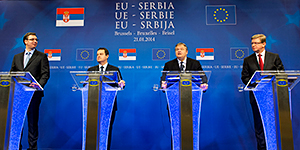 セルビアのEU加盟交渉開始 ー1月21日