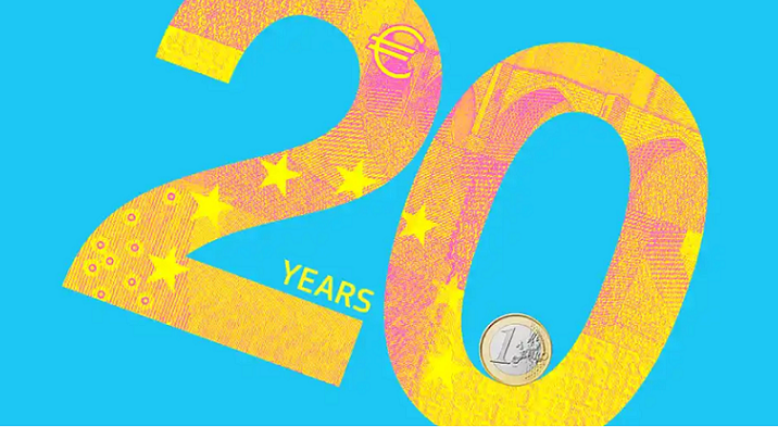 ユーロ紙幣・硬貨流通20周年